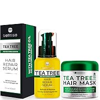 BELLISSO Tea Tree Oil Hair Mask and Tea Tree Oil Hair Serum