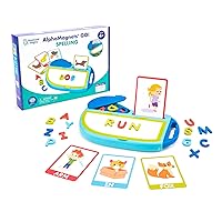 Educational Insights AlphaMagnets GO! Spelling Activity Set, 73 Pieces, Easter Basket Stuffer, Gift for Toddlers Ages 4+