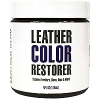 Leather Color Restorer for Couches, Leather Scratch Remover, Leather Couch Scratch Repair for Furniture and Car Seats - Non-Toxic, Made in The USA (Grey)