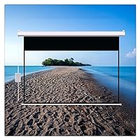 100 Inch 16:9 Electric Projector Screen with Remote Control Motorized Projection Curtain for Home Cinema Business School