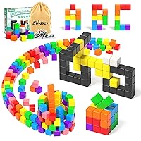 96Pcs Magnetic Blocks, More Quantity can Create Bigger Buildings and Improve Children's Thinking
