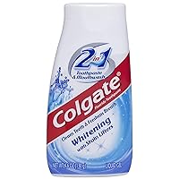 Colgate 2-In-1 Toothpaste And Mouthwash, Whitening Liquid Gel - 4.6 Oz
