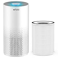 Afloia Air Purifiers for Home Bedroom Large Room Up to 1076 Ft², Kilo White, Afloia Original 3-Stage Filter for Kilo, 1 Pack