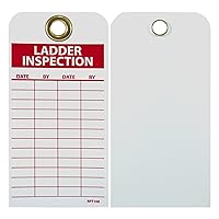 NMC Ladder Inspection Tag, Double-Sided, 25-Pack, 3