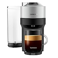 Vertuo Pop+ Deluxe Coffee and Espresso Machine by De'Longhi, Silver