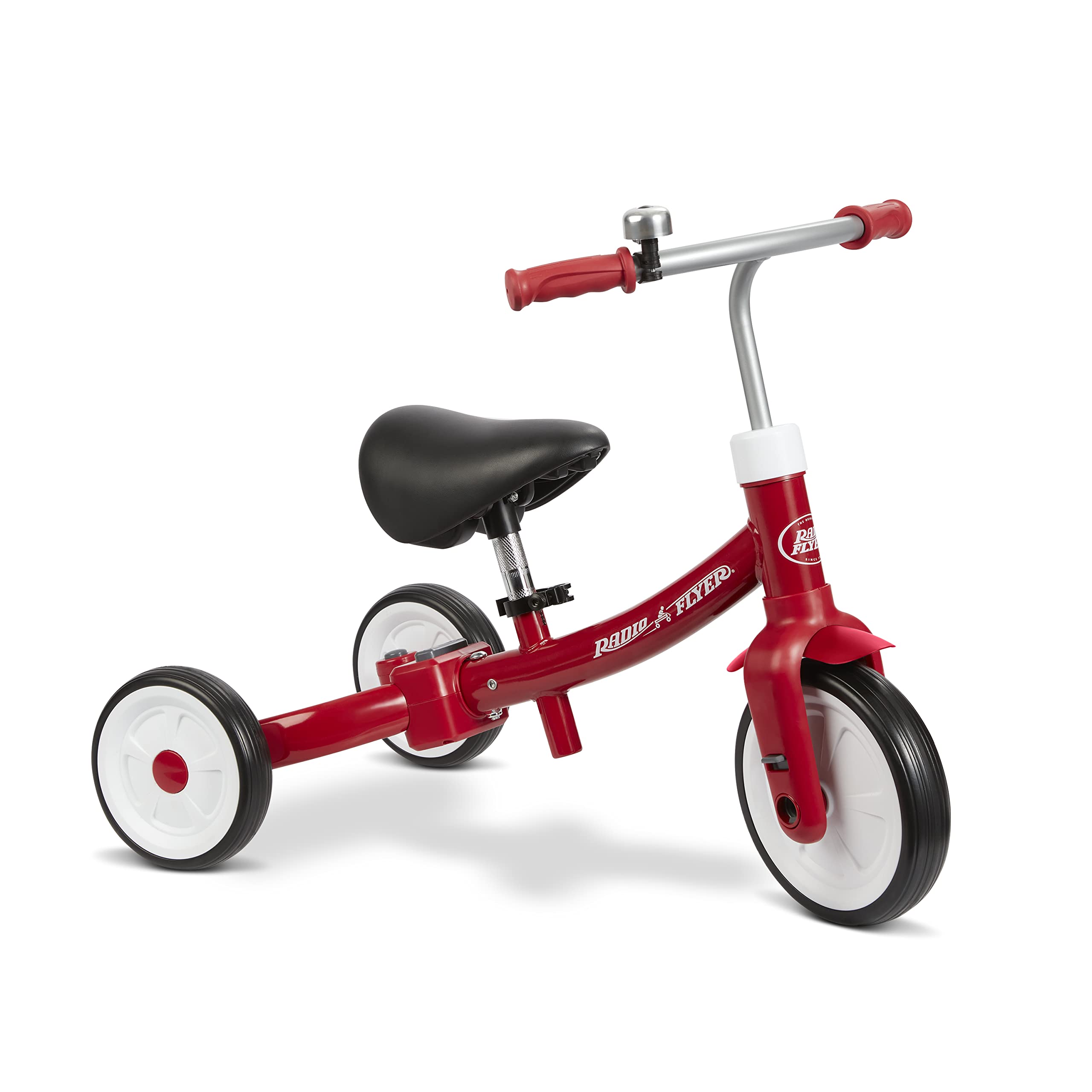 Radio Flyer Triple Play Trike, Toddler Tricycle, Balance Bike and Ride-On, Ages 1-3, Large