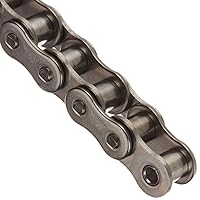 50SSR50 ANSI Roller Chain, Single Strand, Riveted, 304 Stainless Steel, #50 ANSI No., 5/8