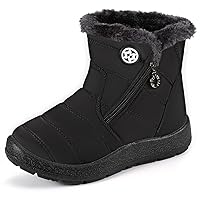 KVbabby Girls' Boys' Snow Boots Winter Boots Ankle Boots Kids Boots Warm Fur Anti-Slip