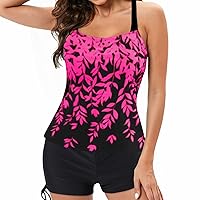 Sexy High Waisted Swimsuits for Women with Stomach Control Modest Swimsuits for Girls 10-12