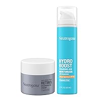 Skin Vitals Regenerating Duo, Visible Repair Regenerating Cream, 1.7 oz, & Hydro Boost SPF 50 Facial Moisturizer, 1.7 fl. oz, Fragrance Free Skincare + Hyaluronic Acid, 2 Items