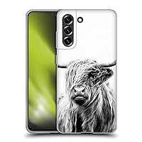 Head Case Designs Officially Licensed Dorit Fuhg Portrait of a Highland Cow Travel Stories Soft Gel Case Compatible with Samsung Galaxy S21 FE 5G