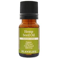 Plantlife Hemp Seed Aromatherapy Essential Oil - Straight from The Plant 100% Pure Therapeutic Grade - No Additives or Fillers - 10 ml