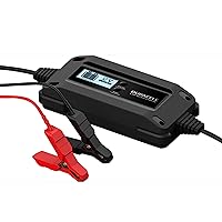 Duracell DRMC4A 4 Amp Battery Charger Maintainer with LCD Display for 6V, 12V, Lithium Ion Battery