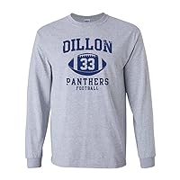 Long Sleeve Adult T-Shirt Dillon Football Retro Sport DT