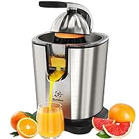 Eurolux Electric Citrus Juicer Power Pro - ELCJ-3000 - with 300 Watts of Power, This is The Most Powerful Juicer, for an Easy Smooth Juicing Experience | with Its New Updated Design