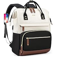 Backpack for Women Work Bags: 15.6 inch Laptop Backpack Purse Waterproof Backpacks with USB Charger College Bookbag Casual Business Computer Backpack for Travel Nurse Teacher