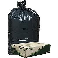Earthsense Commercial RNW1TL80 Can Liner 32.5x40, 33 Gal, .9 mil, Black, (Case of 80)