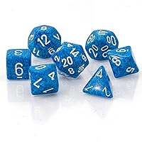 Chessex CHX25306 Dice-Speckled Water Set