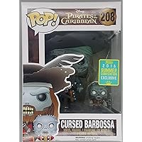 Funko POP Disney: 2016 Summer Convention Exclusive Pirates of The Caribbean Ghost Barbossa Action Figure