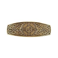 KKJOY Metal Celtic Knot Barrettes Vintage Witches Knot Hair Clips Hand Crafted Spring Clip Hair Pin Headpieces Wedding Bridal Hair Accessories for Women Girls