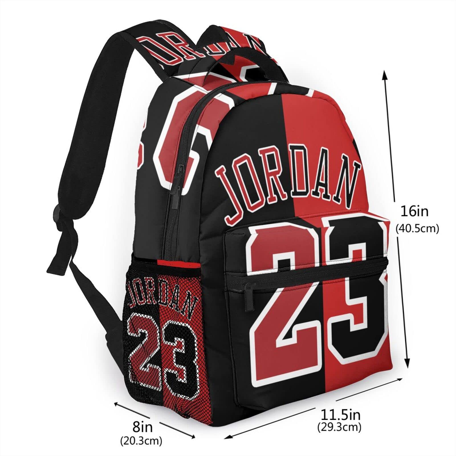 PAPIYI Basketball 23 Backpack Laptop Travel Book Bag Lightweight Daypack For Men Women Teens