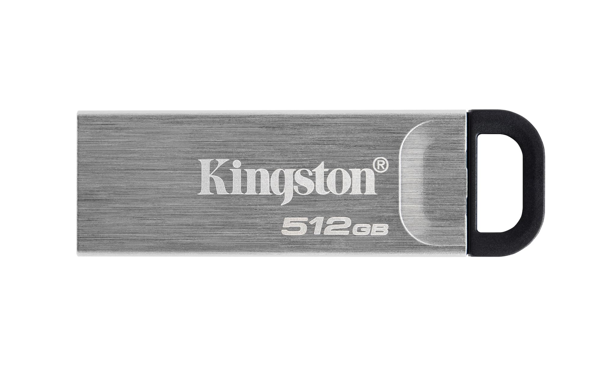 Kingston DataTraveler Kyson USB 3.2 Gen 1 Flash Drive 512GB - Stylish Capless Metal Case