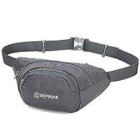 Large Crossbody Fanny Pack for Women Men:Plus Size Belt Bag with Adjustable Strap - Fashion Water Resistant Waist Bag, Bum Bag Waist Pouch Bag for Running Travel Hiking Carrying All Phones,By ZOMAKE