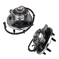 515142 Front 2PCS 4WD AWD Wheel Bearing and Hub Assembly Compatible with Ford Expedition F-150, Lincoln Navigator 2011 2012 2013 2014, 6 Lug Bolts w/ABS