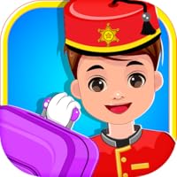 Pretend Town Hotel Story - Town Play house Game