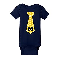 NCAA Necktie, Team Color Infant Creeper Bodysuit, College, University