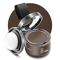 Root Touch Up Hair Powder, Instantly Root Cover Up Hairline Shadow Powder,Hairline Powder for Women Eyebrows,Touch Up Hair Powder For Men Beard Line,Bald Spots (Medium Brown)