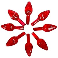 National Artcraft® Small Twist-Style Ceramic Christmas Tree Lights - RED (144 Pcs)