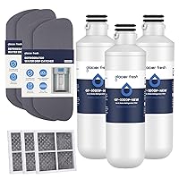 GLACIER FRESH LT1000PC Replacement Water Filter and LT120F and Refrigerator Water Drip Tray Cacher