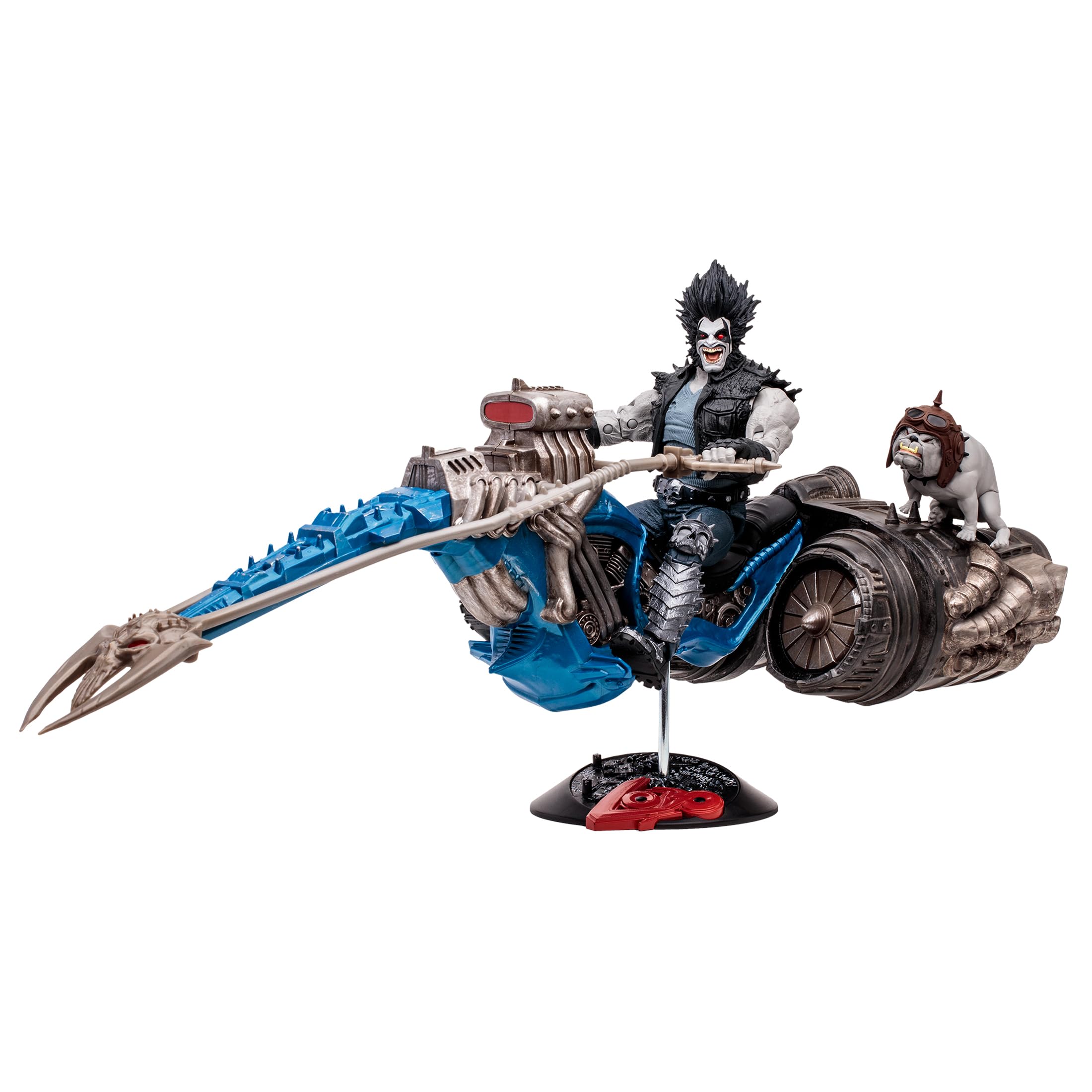 McFarlane Toys - DC Multiverse Lobo & Spacehog (Justice League of America) - 7in Scale Action Figure with Vehicle, Gold Label, Amazon Exclusive