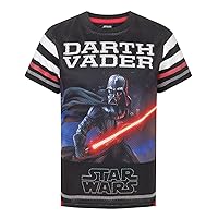 STAR WARS Darth Vader Boy's Baseball T-Shirt (13-14 Years) Black