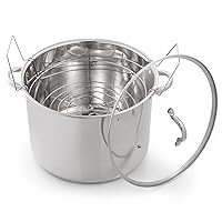 Stainless Steel Prep N Cook Water Bath Canner, 21.5 quart, Silver (620)