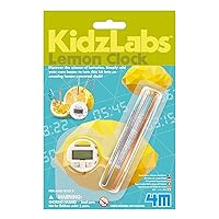 Kidzlabs Lemon Powered Clock, Chemical Electrical Science Lab Experiment - STEM Toys Educational Gift for Kids & Teens, Girls & Boys 12 Count (Pack of 1)