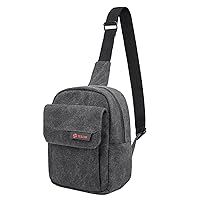 Tullio Small Camera Bag for Photographer Canvas Sling Bag Purse Waterproof Dslr Bag Compatible with Nikon Sony for Men and Women