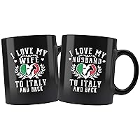 Husband & Wife to Italy and Back 11oz Combo Mug