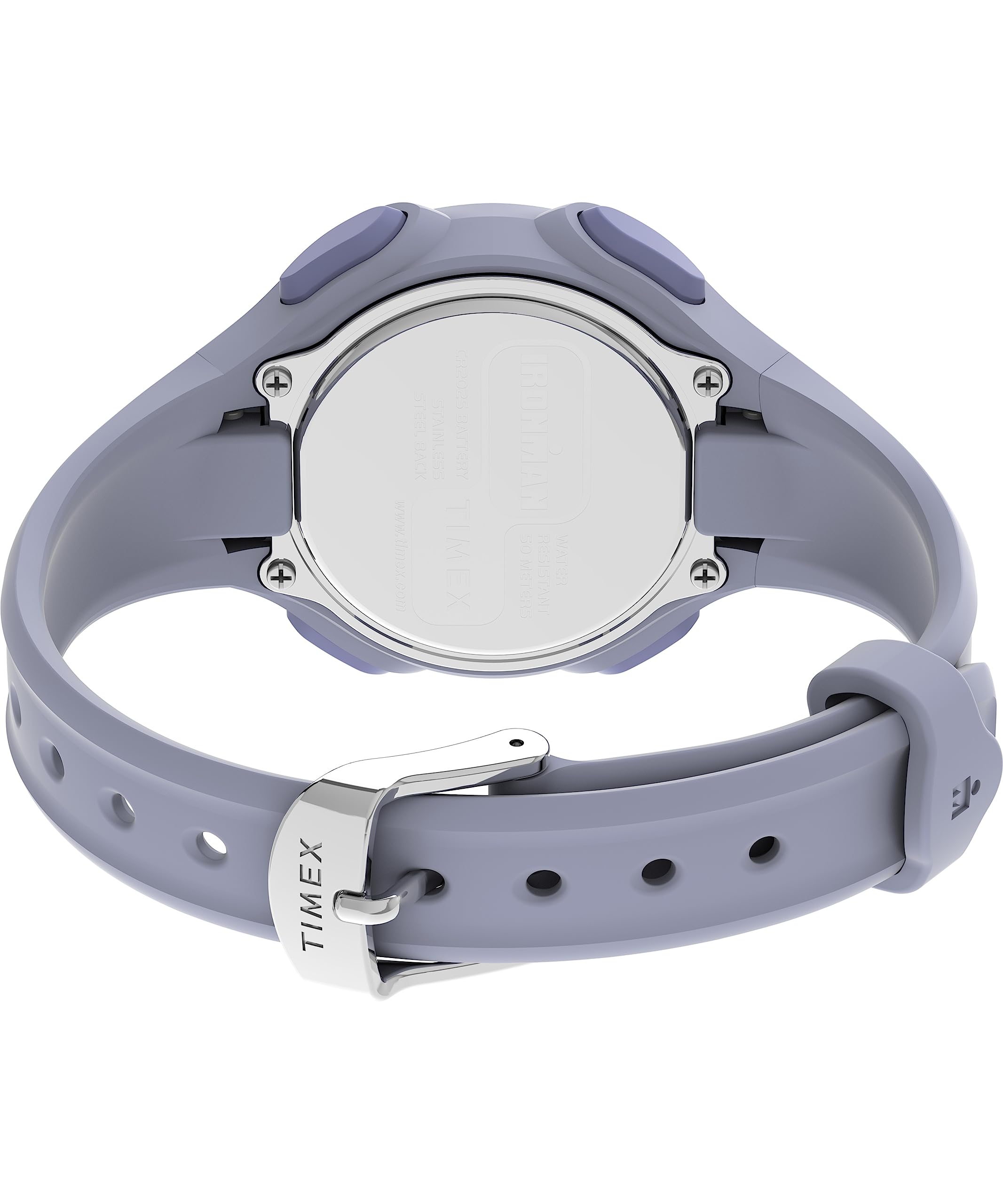 Timex Women's Ironman E30 34mm Watch - Purple Strap Digital Dial Purple Case