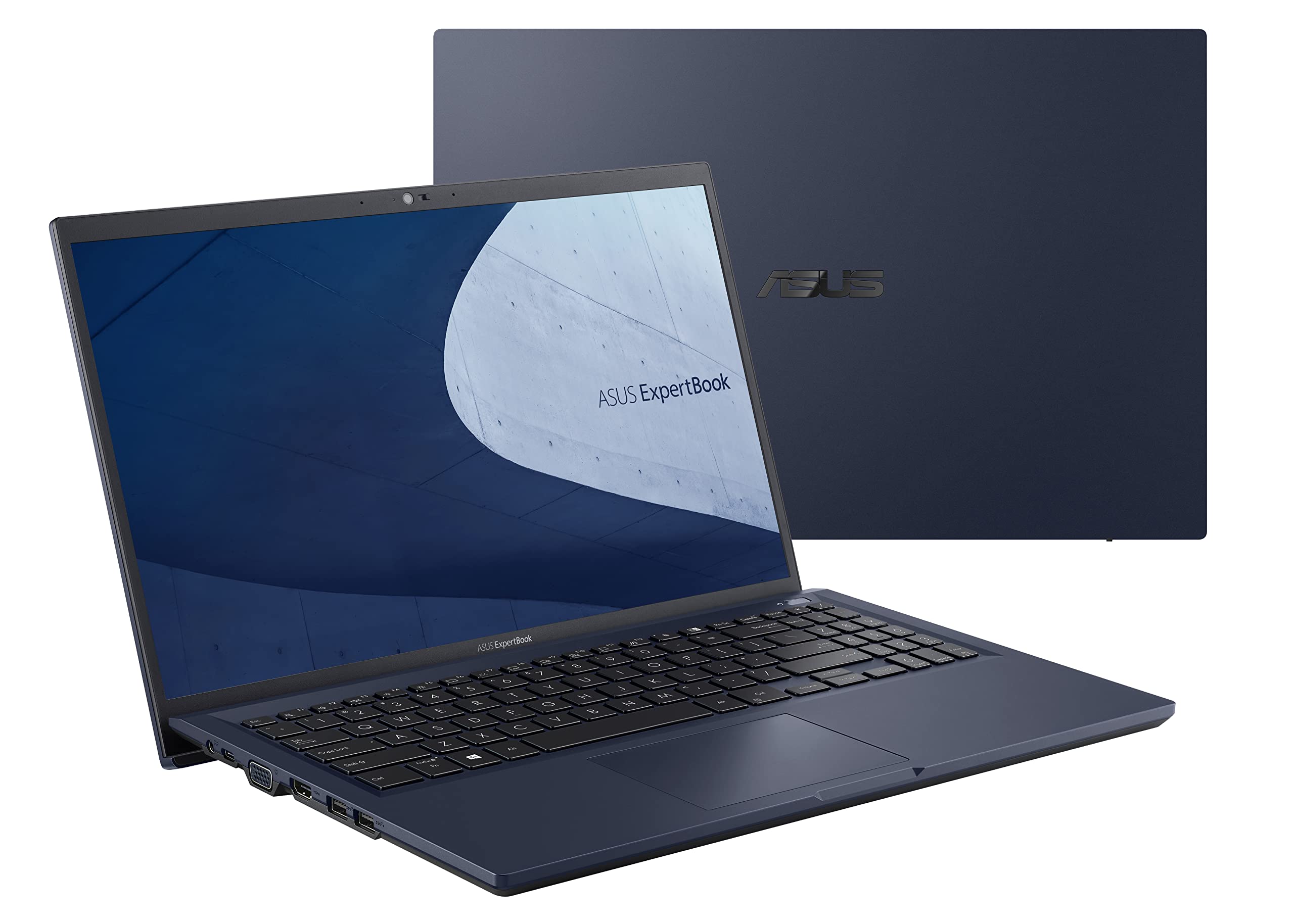 ASUS ExpertBook B1 Business Laptop, 14” FHD, Intel Core i5-1135G7, 256GB SSD, 8GB RAM, Military Grade Durable, AI Noise Cancelling, Webcam Privacy Shield, Win 10 Pro, Star Black, B1400CEA-XH51