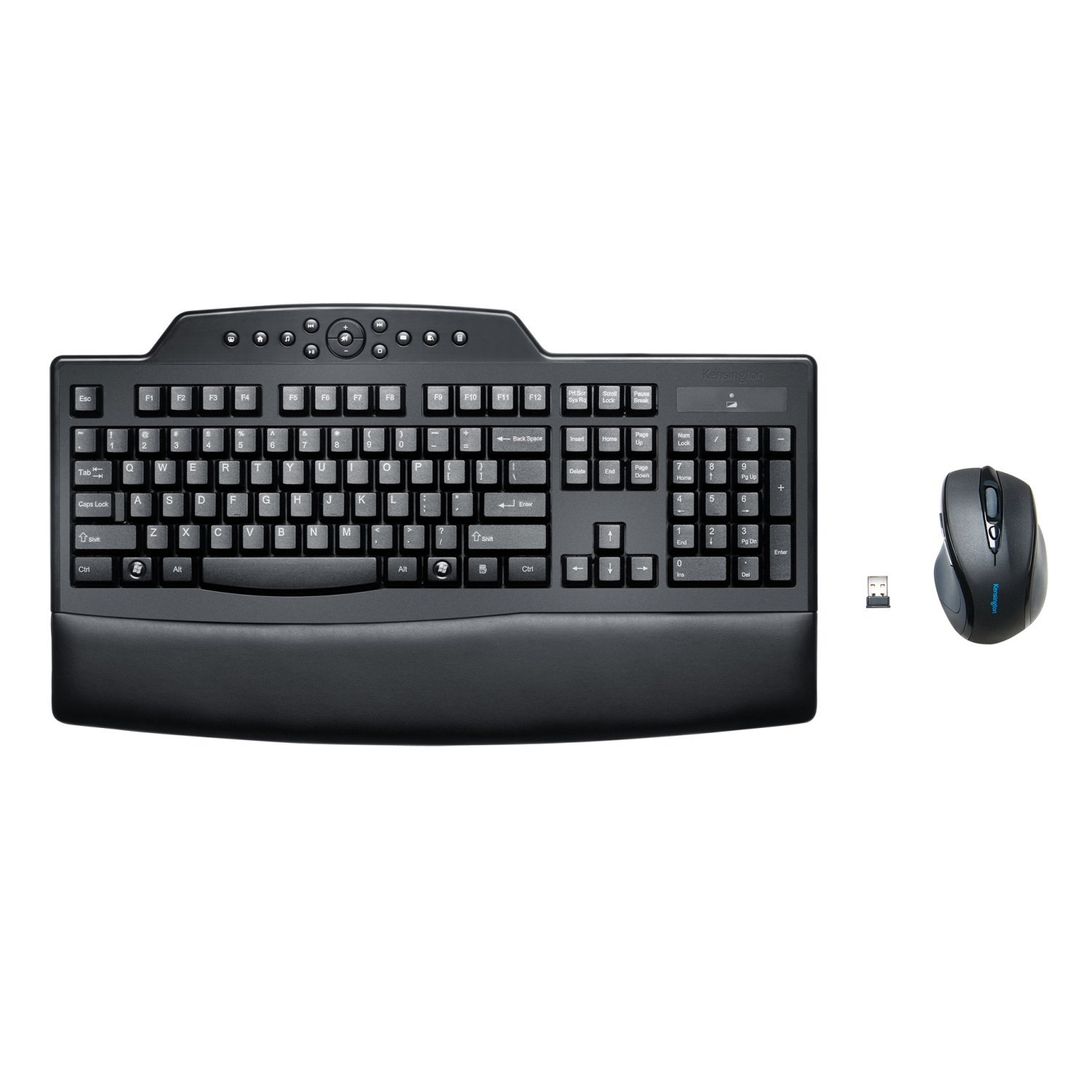 Kensington Pro Fit Wireless Comfort Desktop Set, Includes Keyboard and Right-Handed Mouse (K72403US)