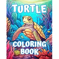 Turtle Coloring Book: For Adults, Teens And Seniors, Stress Relief & Relaxation