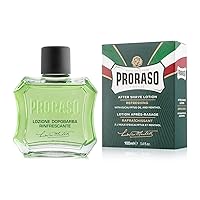 Proraso After Shave Lotion for Men, Refreshing and Toning with Menthol and Eucalyptus Oil, 3.4 Fl Oz (Pack of 1)