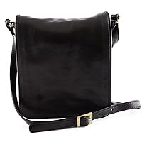 Man Leather Bag Color Black