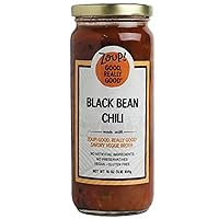 Black Bean Chili by Zoup! Good, Really Good - No Artificial Ingredients, No Preservatives, Vegan, Gluten Free Black Bean Chili, 16 oz Ready to Serve (1 Pack)
