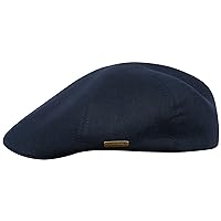 Sterkowski Rusty Hat | 100% Natural Linen Flat Cap for Men and Women | Super Light Summer Peaked Cap