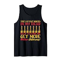 Get More Rubber Chickens I Funny Rubber Chicken Tank Top