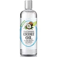 Oil - Fractionated Coconut Oil (Bulk 16oz) for Essential Oils, Skin, Hair Carrier Oil