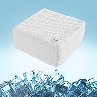 HARBOREST Cooling Cube Pillow - Side Sleeper Pillow for Neck and Shoulder Pain, Memory Foam Pillow Cube Pro with Adjustable Firmness,12